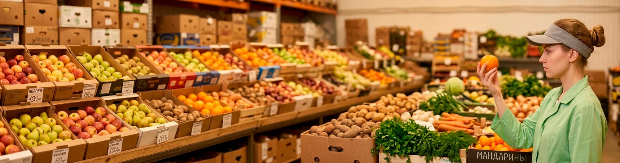 Вручную отбираем каждый продукт